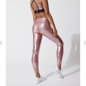 Heroine Sport Marvel Legging - Rose Gold - XL - Metallic Pink Yoga Pant - NWT
